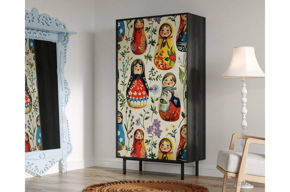 Шкаф Эмерсон (Emerson) EM091/Art04 черный