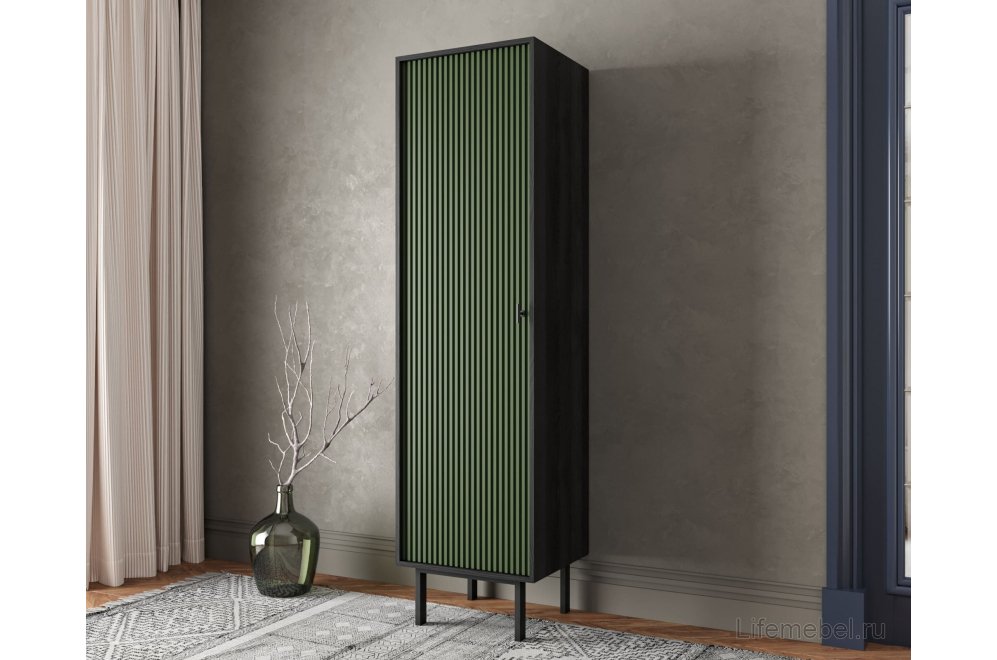 Шкаф Эмерсон (Emerson) EM101/green/L черный