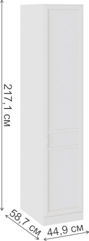 Шкаф Франческа правый дуб седан