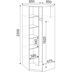 Шкаф Глэдис М21