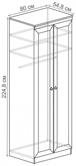 Шкаф Инна 609 денвер темный