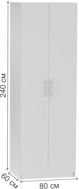 Шкаф Иннэс-7 3200 белый / белый глянец