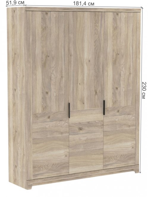 Шкаф Юта глухой дуб мария