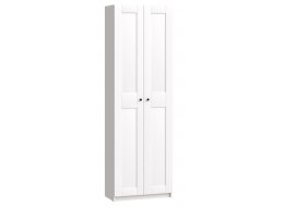 Шкаф Макс двухдверный узкий белый