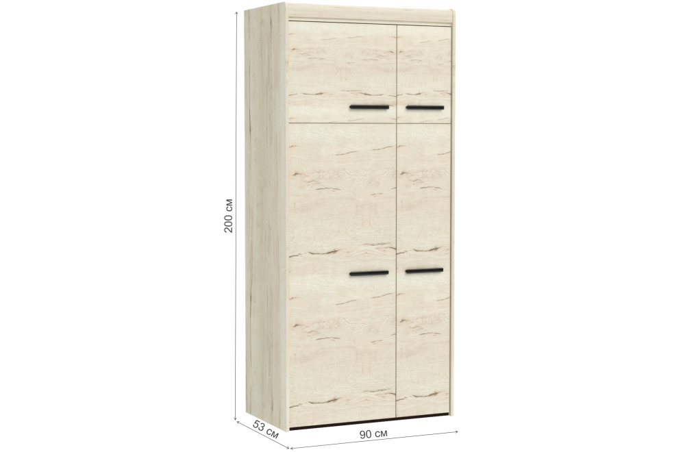 Шкаф Мале М-1 дуб галифакс белый 