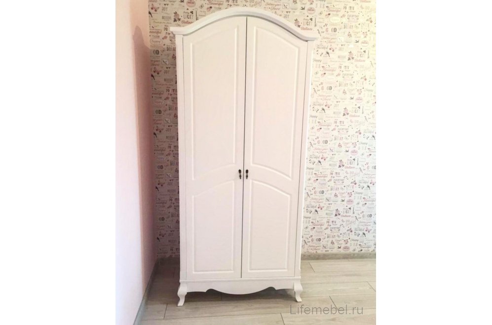 Шкаф Малонн Ави белый двустворчатый