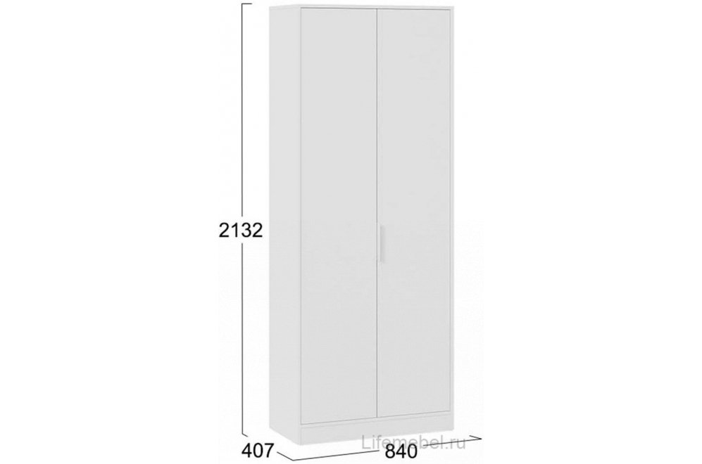 Шкаф Марли Исполнение 2 белый