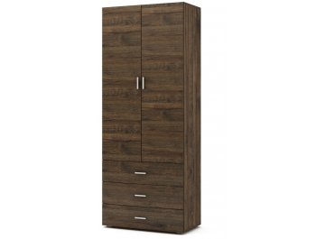 Шкаф платяной Мартин-4 платяной дуб апрель темный