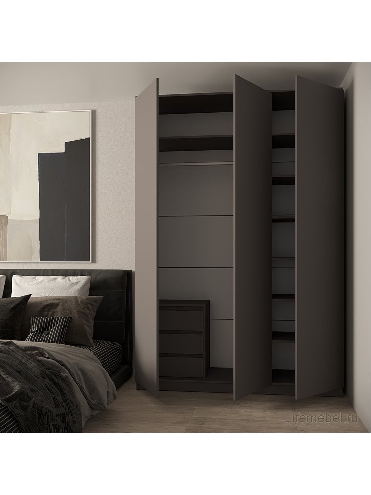 Шкаф Мика 150 графит