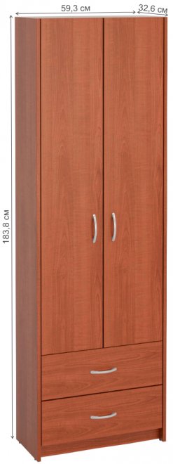Шкаф Милана-2 вишня