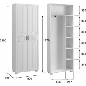 Шкаф Монблан МБ-21К