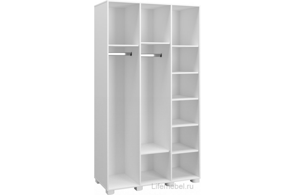 Шкаф Монблан МБ-24К глухой белое дерево