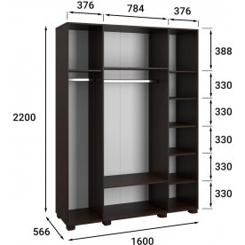 Шкаф Монблан МБ-25К