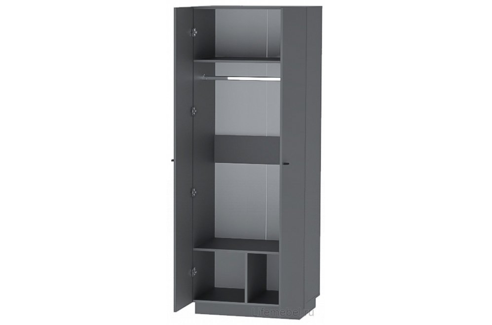 Шкаф МС Квадро Шк-1 графит