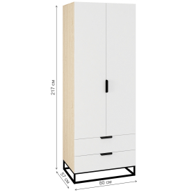 Шкаф Норд Лофт ШК2Я-800