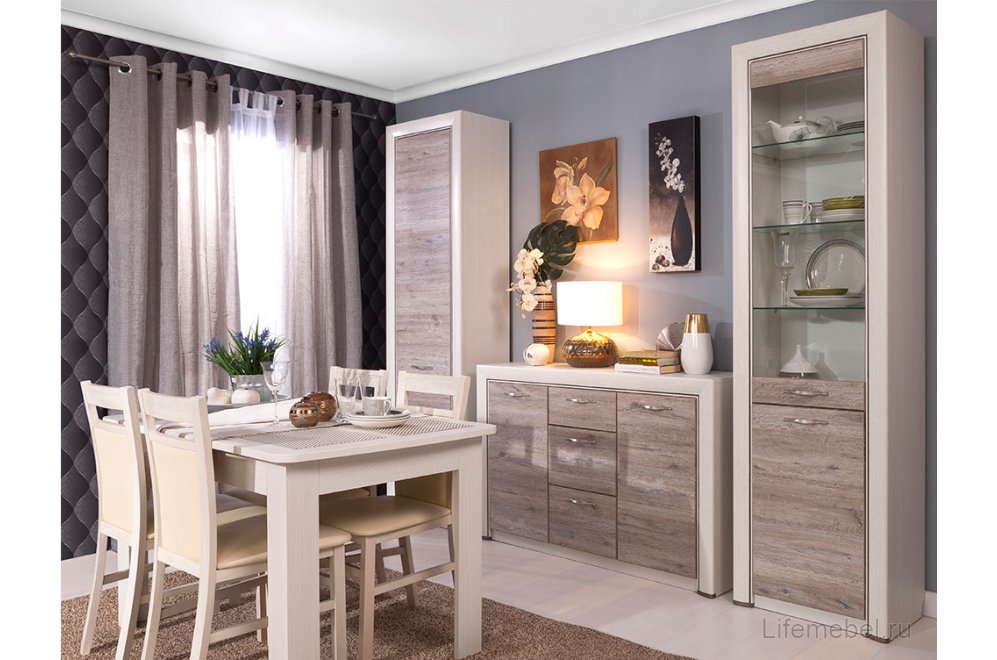 Шкаф Olivia 1DG без полок дуб анкона