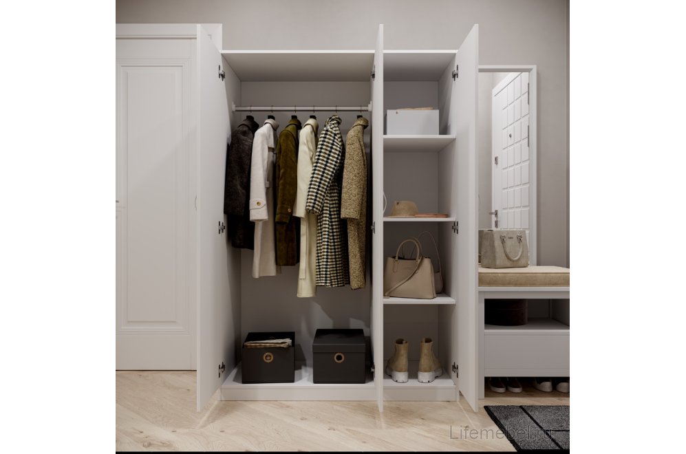 Шкаф Орион 3 белый