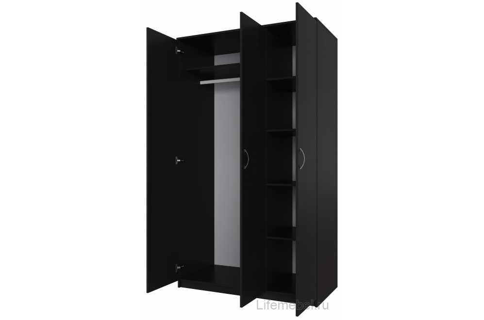 Шкаф Пегас 3 дуб венге