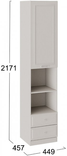 Шкаф Сабрина ТД-307.07.20 кашемир