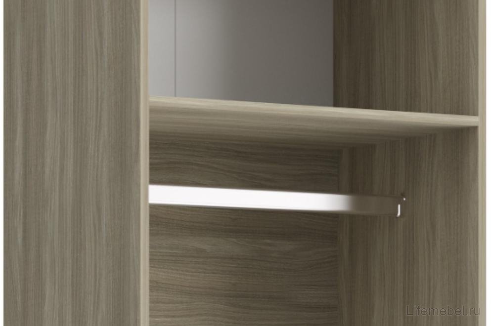 Шкаф платяной ОФ-31К блэквуд сатиновый