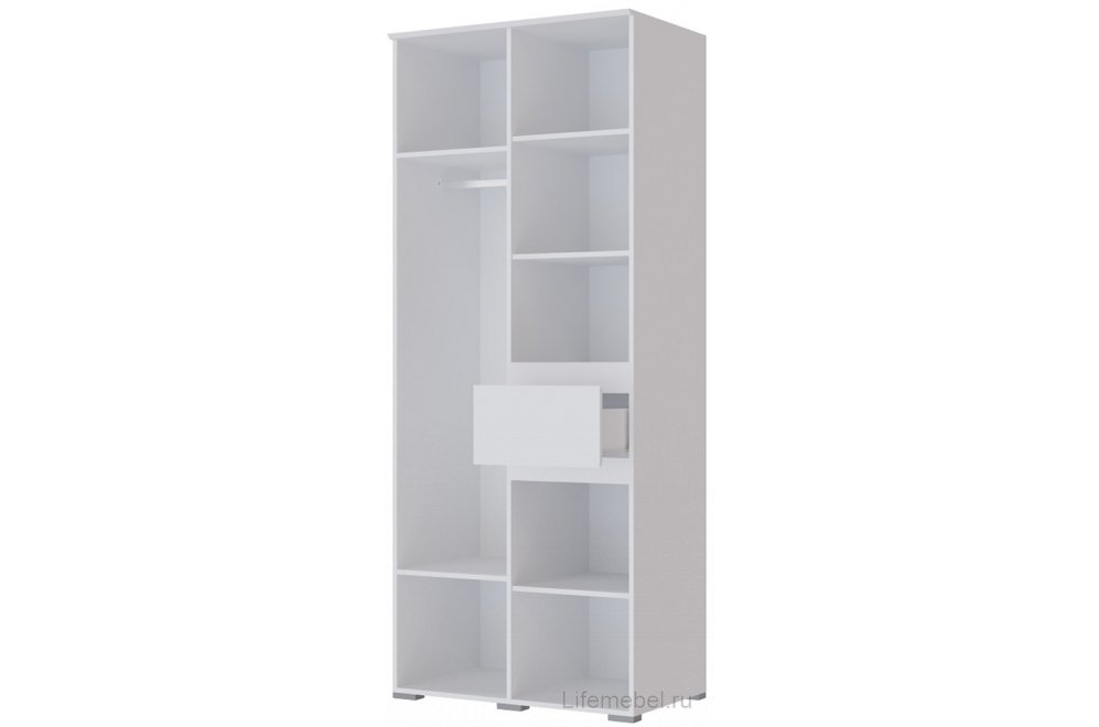 Шкаф Плейона двустворчатый белый