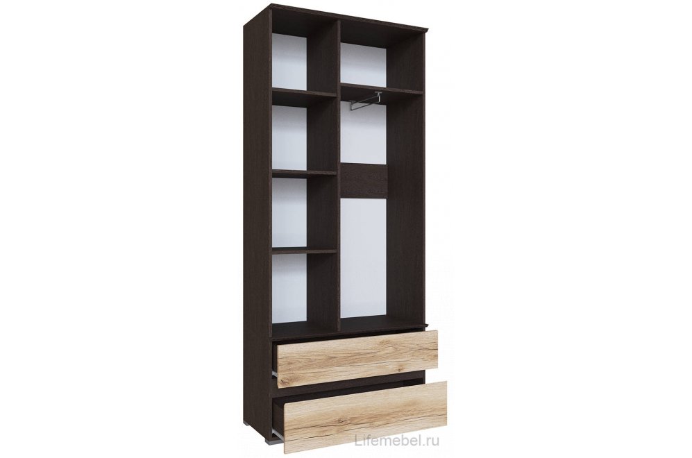 Шкаф Плейона венге / дуб делано