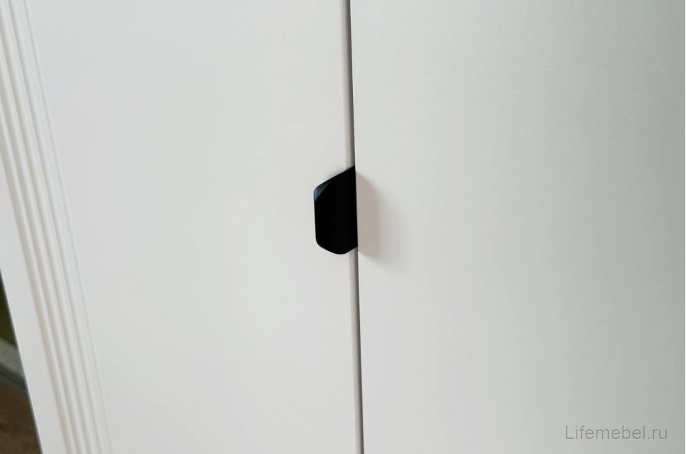 Шкаф Рич кашемир / фрапучино матовый / черный