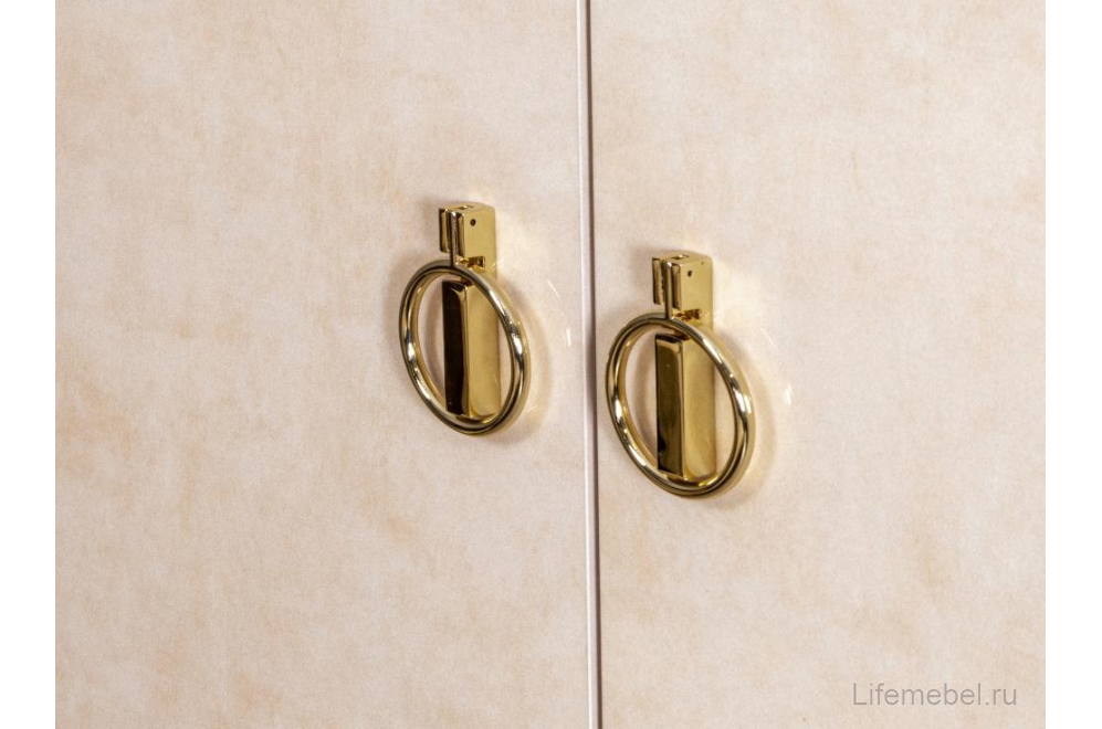 Шкаф Rimini РМШ2/3 латте / золото