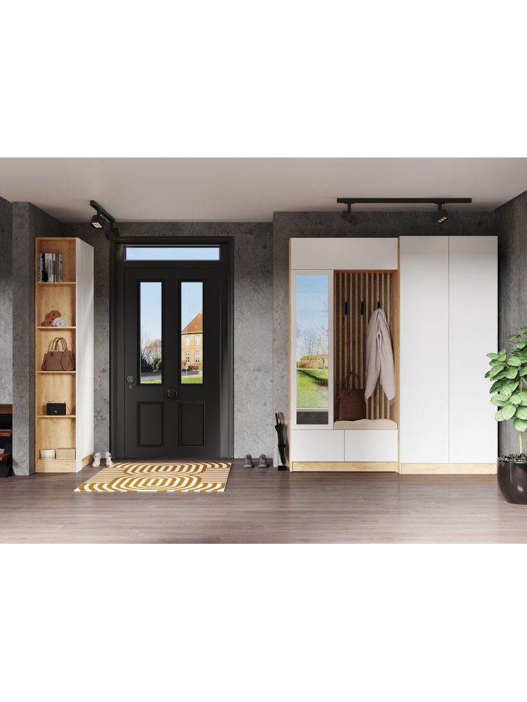 Шкаф Руэлла для одежды и белья белый