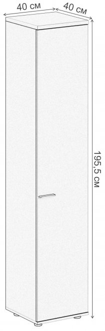 Шкаф SG.802.WH.WH.R белый