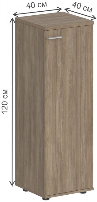 Шкаф SG.814 правый дуб темный