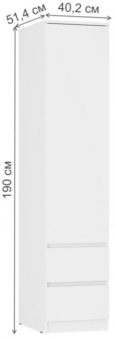 Шкаф Симпл ПН-17 белый