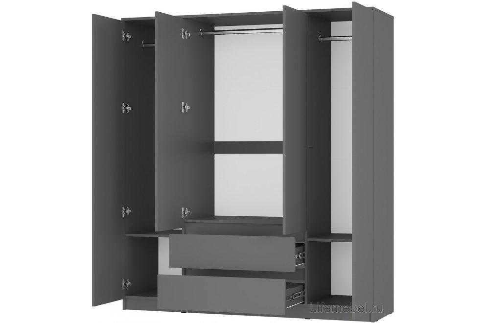 Шкаф Симпл ШК-13 графит