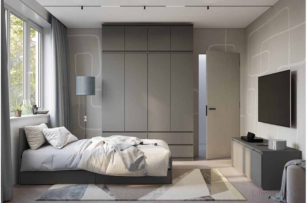 Шкаф Симпл ШК-13 графит