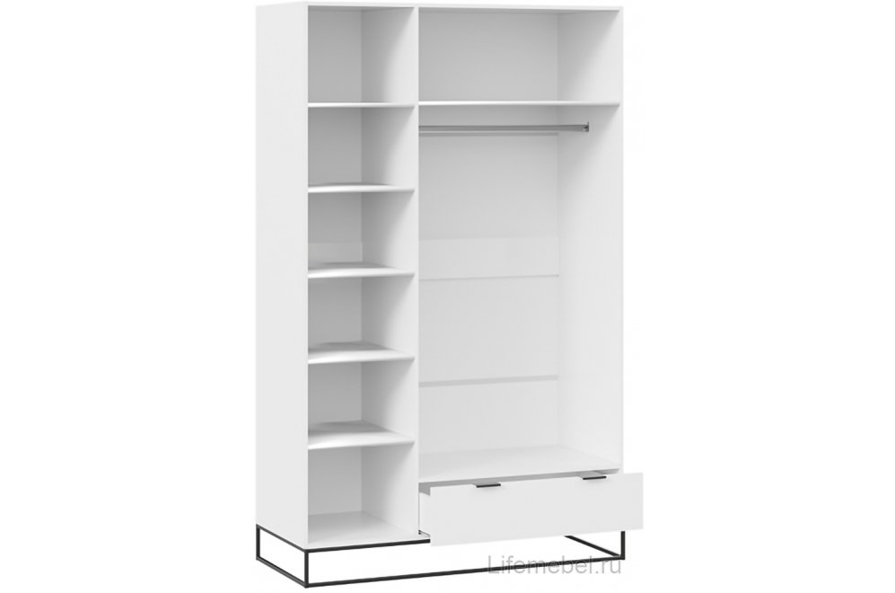 Шкаф Слим ТД-369.07.43 белый глянец