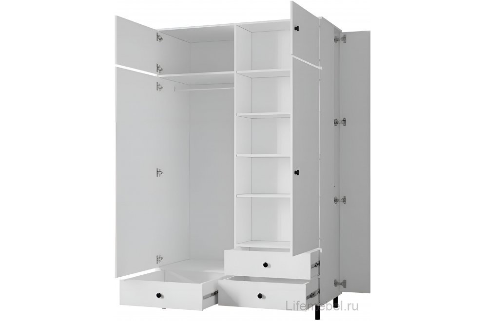 Шкаф София 3088.М1 правый белый