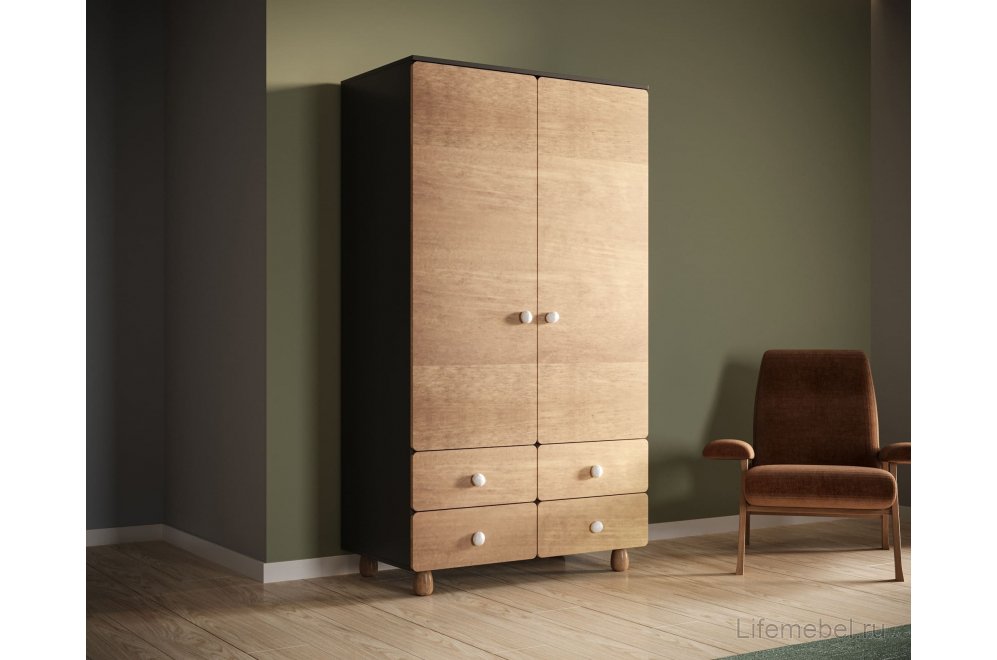 Шкаф Сплит (Split) SP14 коричневый