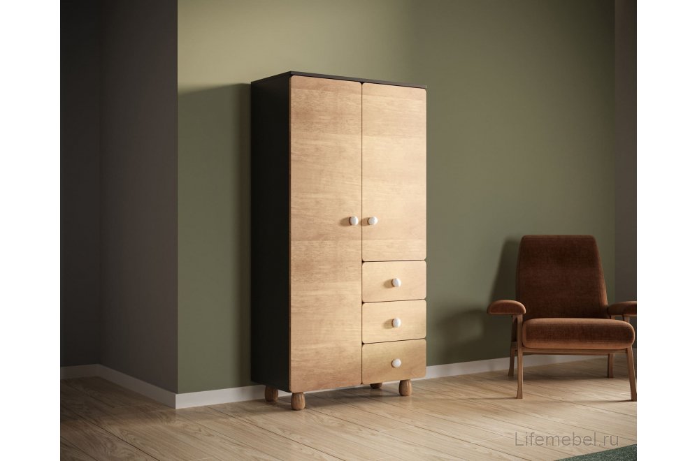 Шкаф Сплит (Split) SP16 коричневый