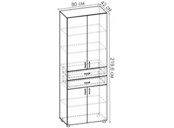 Шкаф Шкаф 800 СТ.029.800-01