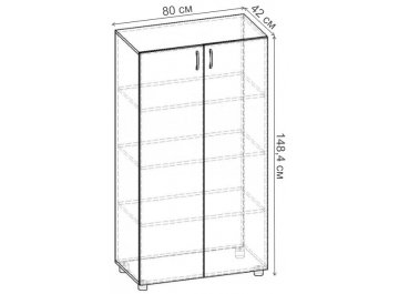 Шкаф Шкаф 800 СТ.038.800-01