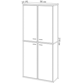 Шкаф СУ ш2в2+4ФГ