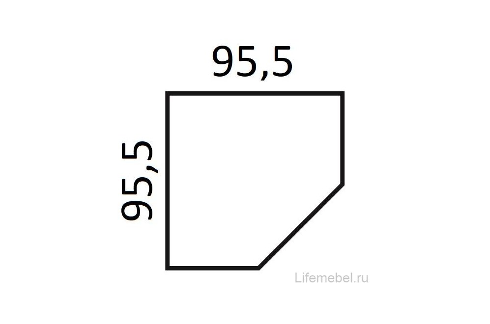 Шкаф угловой Magellan 2D сосна винтаж