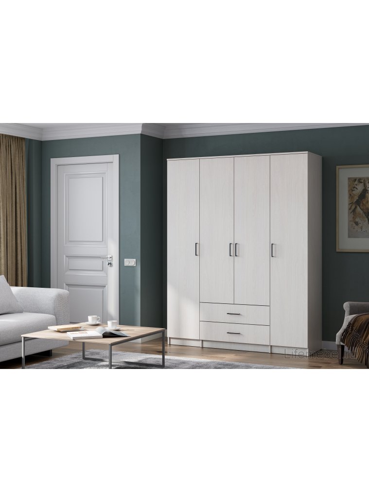 Шкаф Валетта ясень анкор светлый