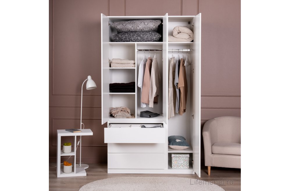 Шкаф Варма Стор 123 белый