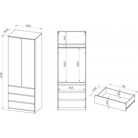 Шкаф Варма Стор 80