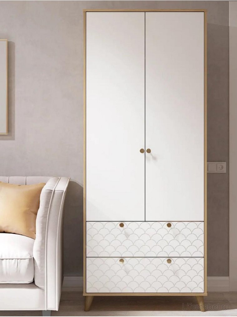 Шкаф Велламо ВО-07 блэквуд ячменный / бланж