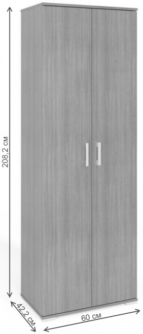 Шкаф Вента-2 ясень светлый