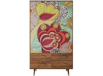 Шкаф Воаб орех / принт 6