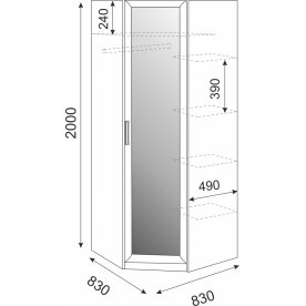 Шкаф Волкер М01