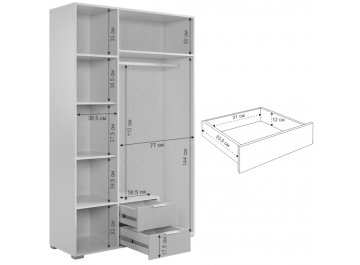 Шкаф Зефир 109.02